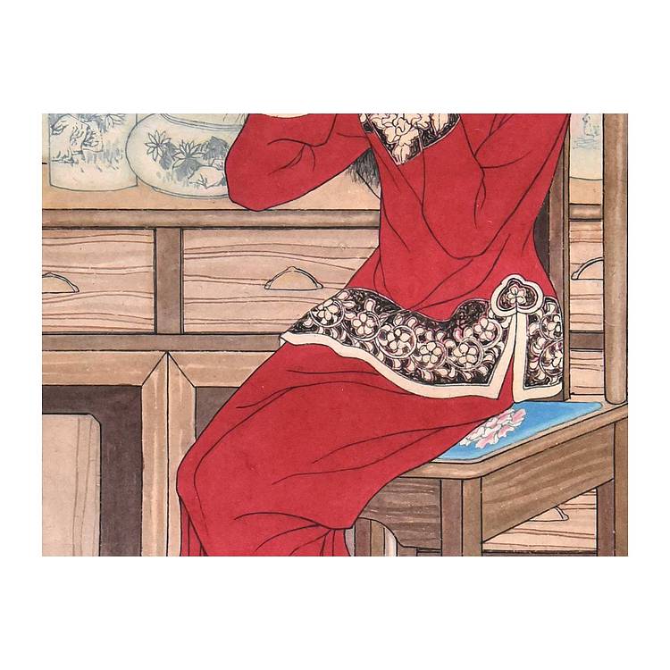 河北美协会员 张思俭《雅致》人物 139 73
