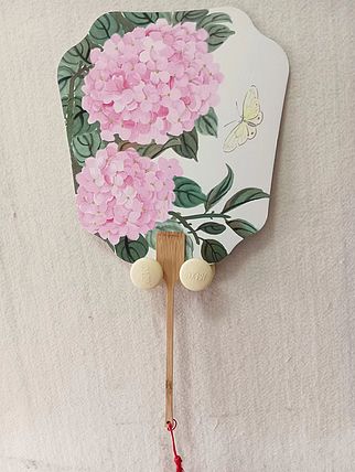 砚沐 得偿所愿樱花扇子