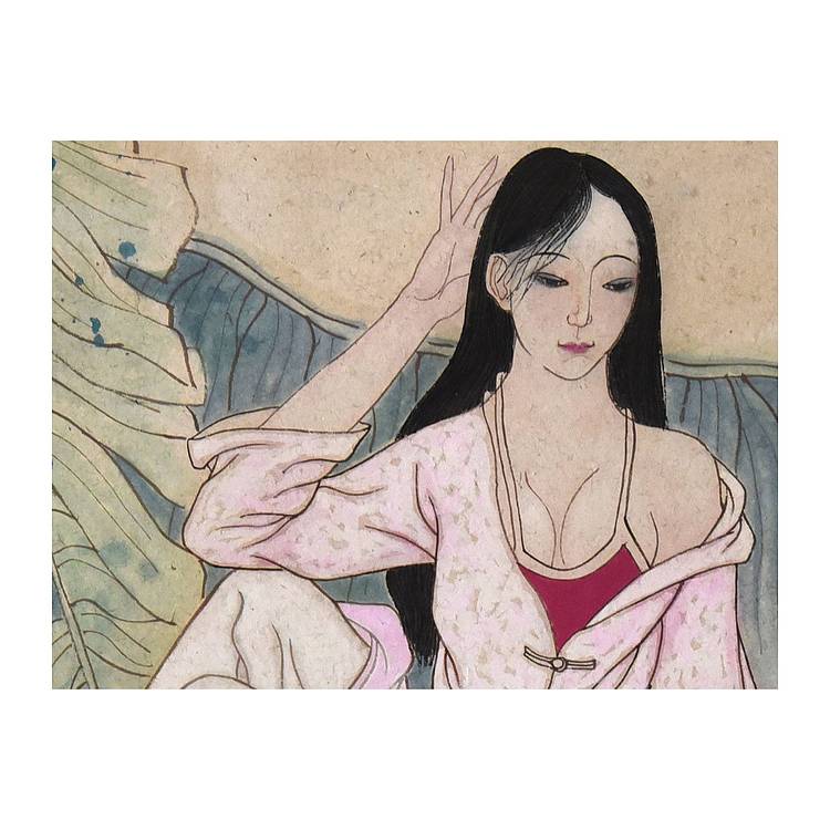 河北美协会员 张思俭《倩影图》人物 71 72
