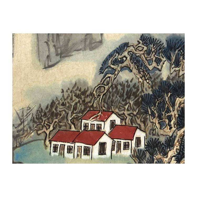 河北美协会员 张思俭《春到燕山》山水 67 45