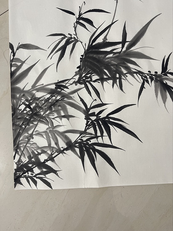 国家一级美术师 亚墨 清风玉枝