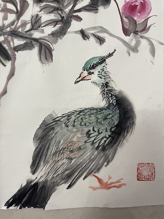 国家一级美术师 亚墨 国色天香