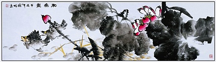 高晓林 （4748）国家一级美术师，江苏省美协会员《和为贵》