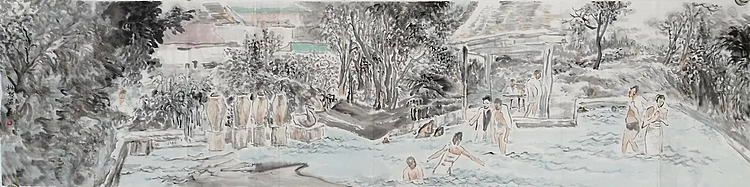 画院研究员 中国画学会理事 中国艺术研究院贾又福山水画工作室 田肃 精品山水作品