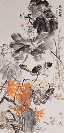 美院硕士，一级教师，青年潜力艺术家 张艳玲 国画