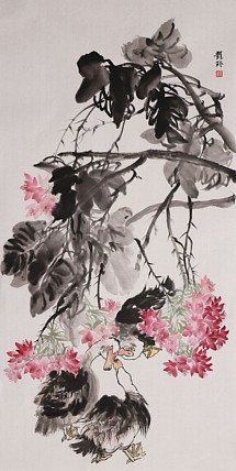 美院硕士，一级教师，青年潜力艺术家 张艳玲 国画