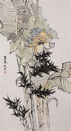 美院硕士，一级教师，青年潜力艺术家 张艳玲 国画