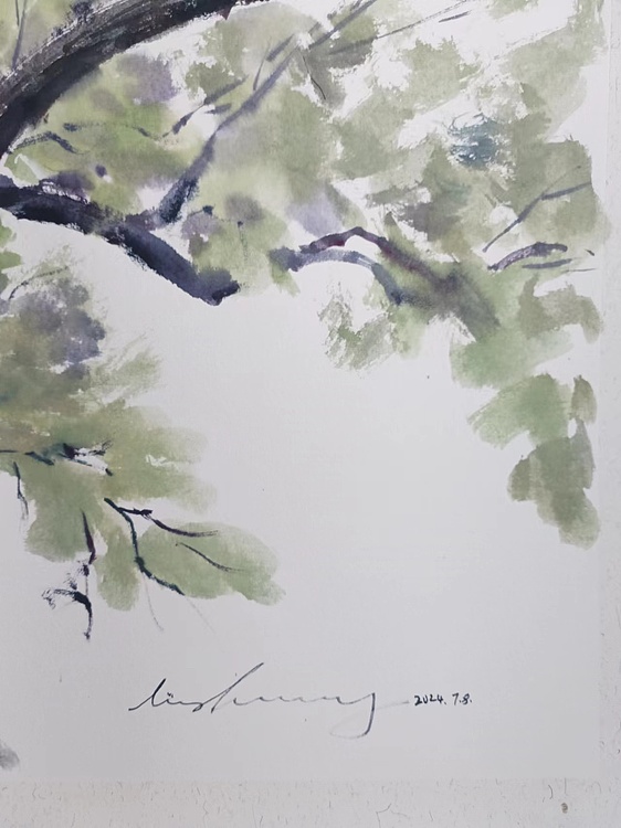 青年书画家 李双 翠影擎天