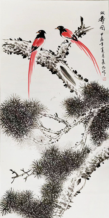 中国国画家协会理事 著名艺术家 谢长虹 精品国画作品