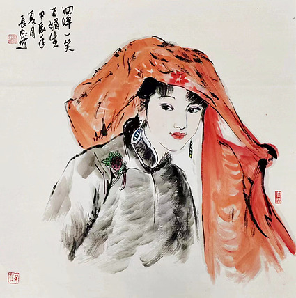 中国国画家协会理事 著名艺术家 谢长虹 精品国画作品