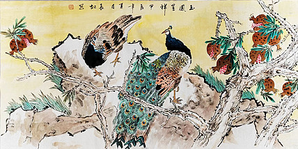 中国国画家协会理事 著名艺术家 谢长虹 精品国画作品