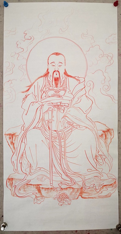 粟承志 朱砂真武大帝
