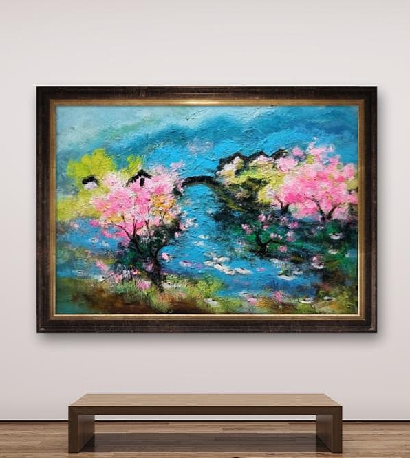 陈雪娴 桃花源之梦系列油画八