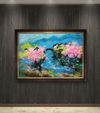 陈雪娴 桃花源之梦系列油画八