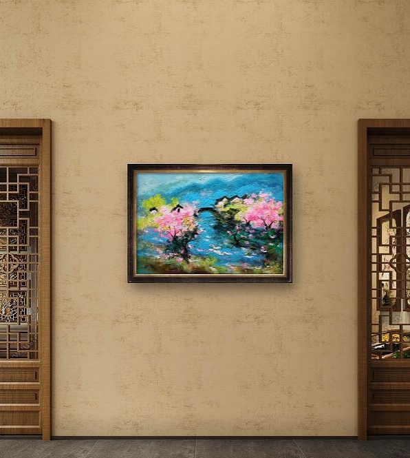 陈雪娴 桃花源之梦系列油画八