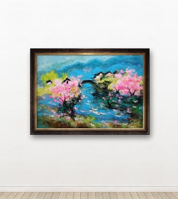 陈雪娴 桃花源之梦系列油画八