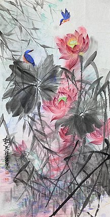 北京重彩画会会员 陈沫