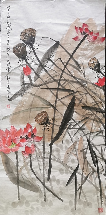 五谷丰登 荷花