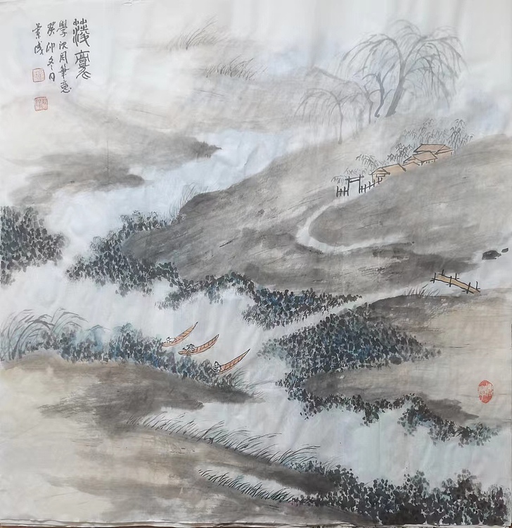 静翰墨缘 中国工艺美协会员 中国老年书画研究会员  董兰成