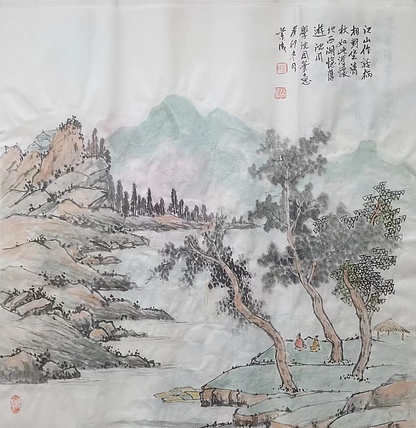 静翰墨缘 中国工艺美协会员 中国老年书画研究会员  董兰成
