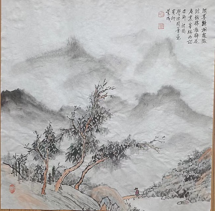静翰墨缘 中国工艺美协会员  中国老年书画研究会员  董兰成