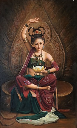 陈一茗 手捧莲花