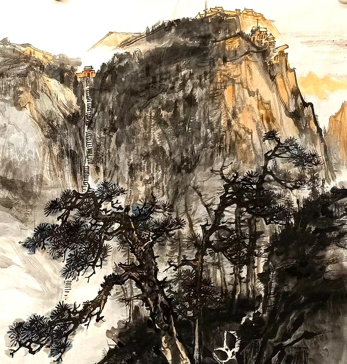 稳如泰山 泰山，山水