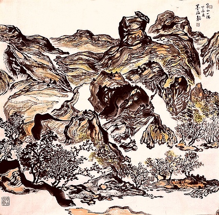内蒙古美术家协会会员 内蒙古书法家协会会员 墨海龙 国画作品