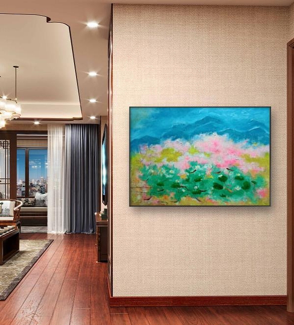 陈雪娴 桃花源之梦系列油画