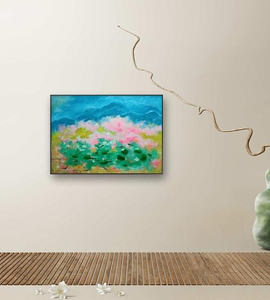 陈雪娴 桃花源之梦系列油画