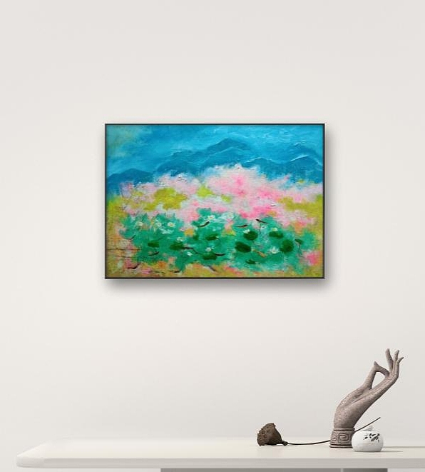 陈雪娴 桃花源之梦系列油画