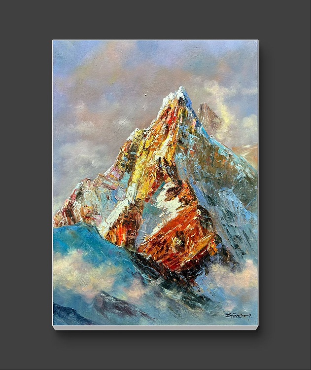 梁峰 日照金山