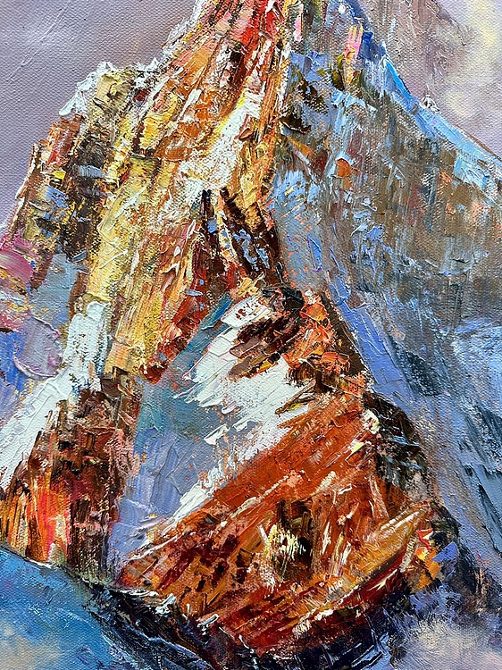 梁峰 日照金山