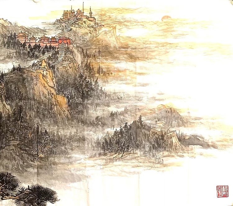 土堂主人 紫气东来，泰山