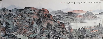 曹玉宝 辽宁山水画家曹玉宝原创山水画