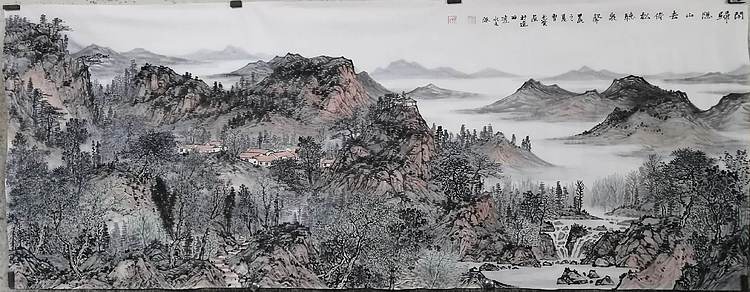 曹玉宝 辽宁山水画家曹玉宝原创山水
