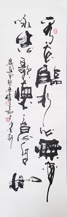 中国国家书画院理事，中国书法艺术研究院研究员 寇志伟 《看花临水心无事》