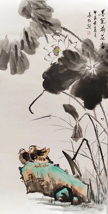 中国国画家协会理事 著名艺术家 谢长虹 精品国画作品