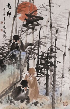 书香世家 北京荣宝斋画院画家 徐思文 国画