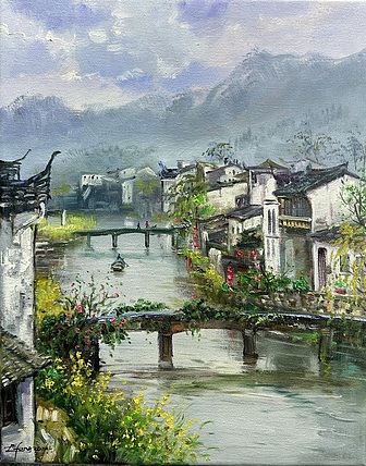 梁峰 春意江南