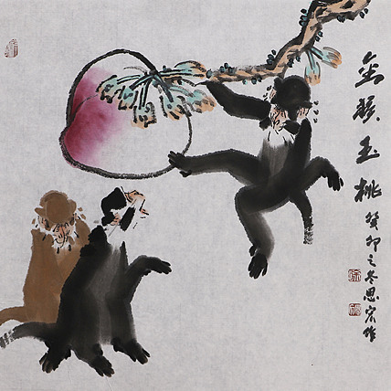 书香世家 北京荣宝斋画院画家 徐思文 国画