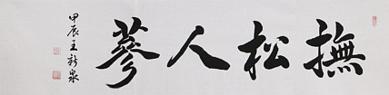 中国书法家协会会员，王新泉