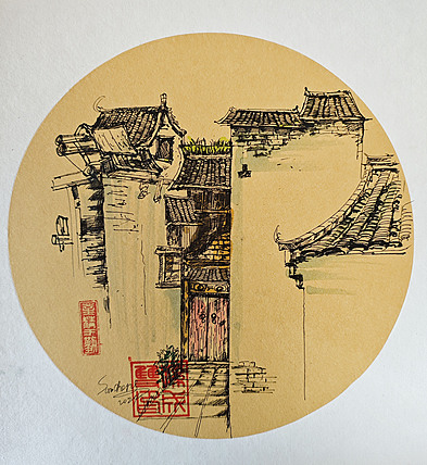 吉林艺术学院 青年油画家 孙成双 国画作品