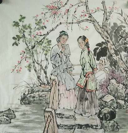 佘世忠 江南湖景赏不尽