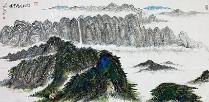 专职画家 杨松寿（附合影）