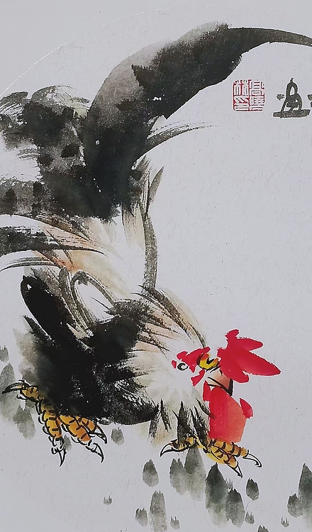 高晓林 （4814）国家一级美术师，江苏省美协会员，两联斗方组图