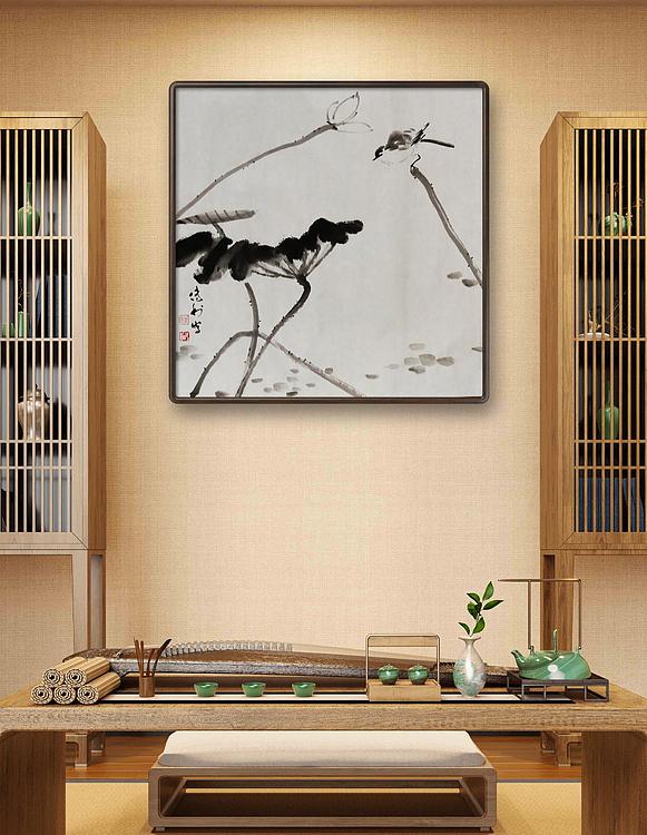 职业书画家 予之 荷趣