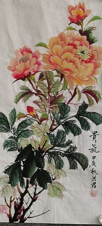 洪君 花开富贵