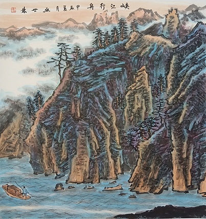 扬州中山书画院特聘画家 国家一级美术师 巫世林 精品山水