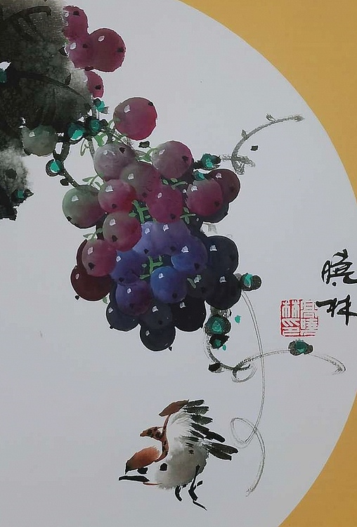 高晓林 （4815）国家一级美术师，江苏省美协会员，两联斗方